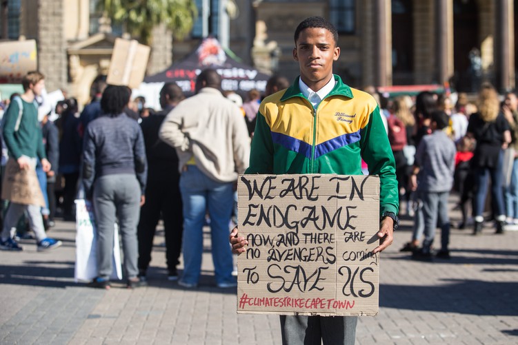 South African Youth Take To The Streets Over Climate Change | GroundUp